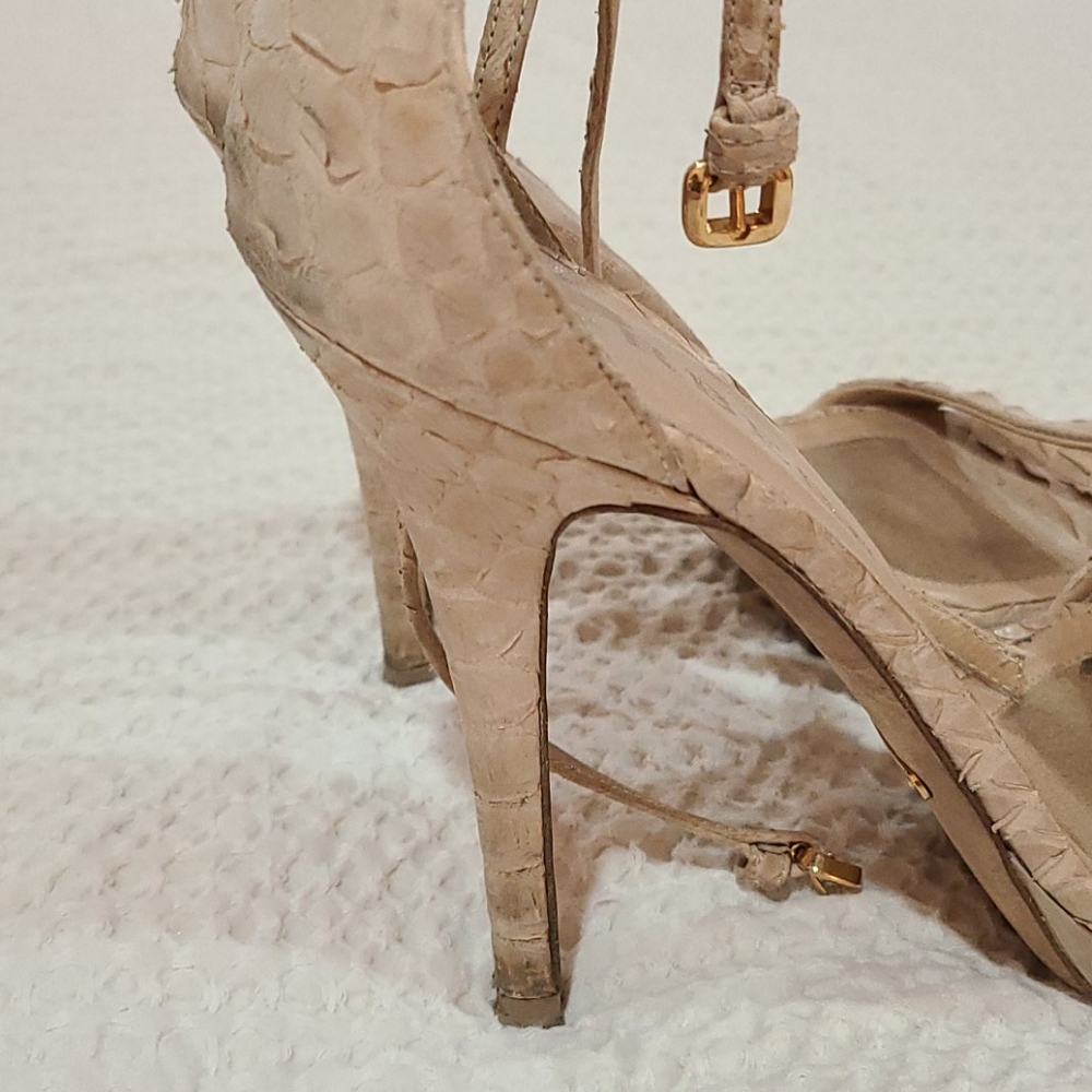 Burberry Python Platform Sandal - image 5
